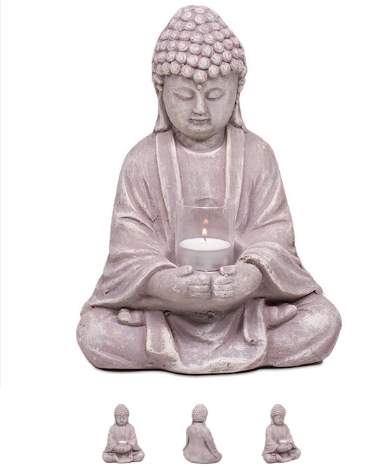 Buddha With Candle Holder
