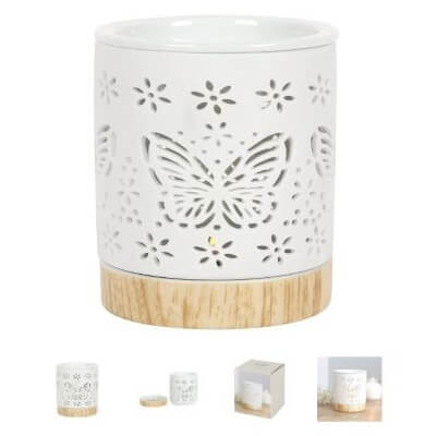 Butterfly Design - Ceramic Room Fragrance Oil Burner