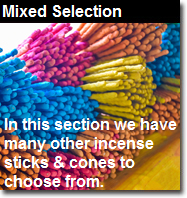 Selection of Incense Sticks and Cones