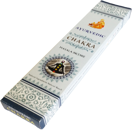 Chakra Ayurvedic Masala Incense Sticks - Pack of 15 Premium Sticks