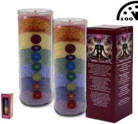 Chakra candle 7 Chakras made with essential oils