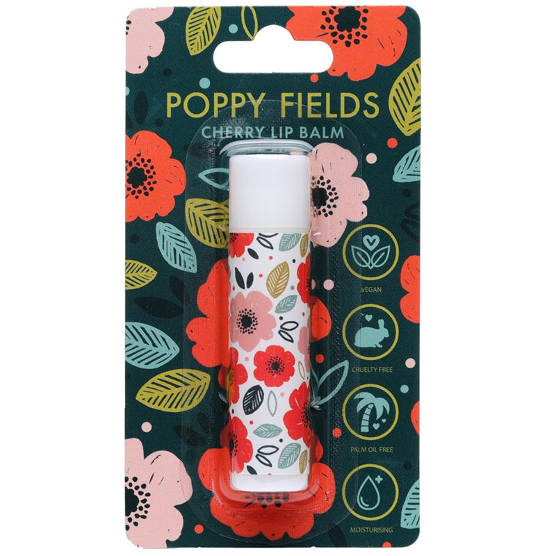 Cherry Flavor Lip Balm - Poppy Fields