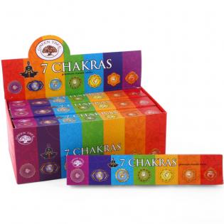 One pack of chakra incense sticks