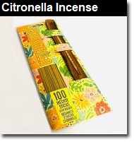 Citronella Incense Sticks Outdoor & Indoor, Mosquito Insect Bug Repellent Sticks - With Holder