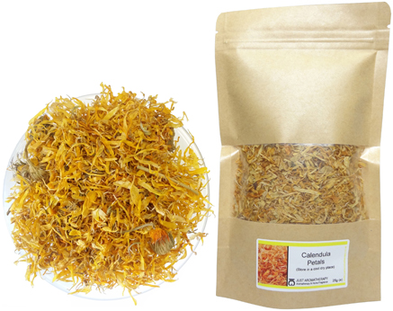 Dried Calendula Petals, Marigold Flowers - 25g