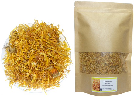 Dried Calendula Petals, Marigold Flowers - 50g