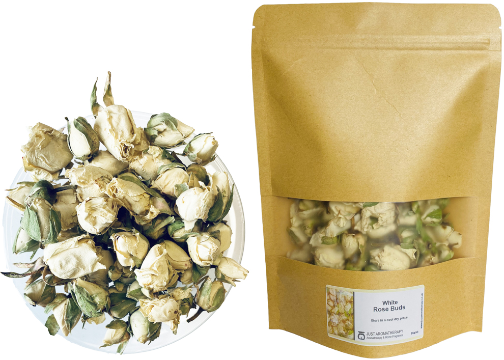 Whole White Rose Buds - 25g