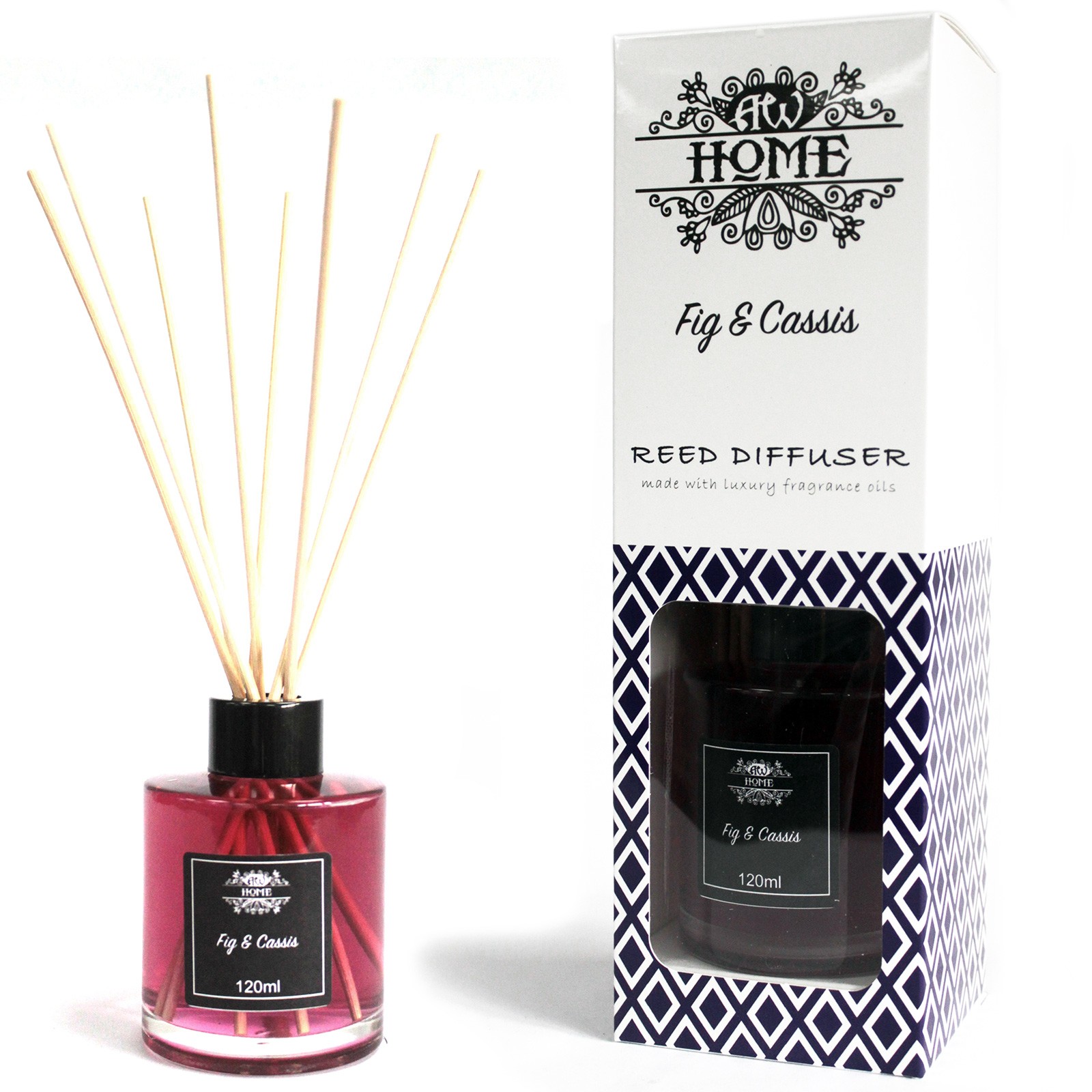 Fig & Cassis - Home Fragrance Reed Diffuser - 120ml With Reeds
