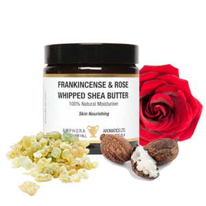 Whipped Frankincense and Rose Shea Butter 120ml