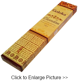 Goloka Chandan Incense Sticks - 16g pack 