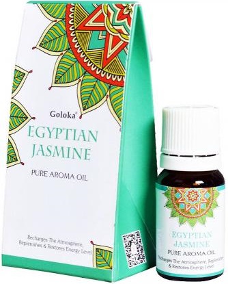 Goloka Egyptian Jasmine Aroma Fragrance Oil - 10ml Bottle