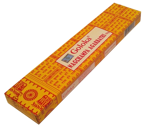 Original Goloka Nag Champa Incense Sticks 16gms x 12 packs = 192gmsShips Free 