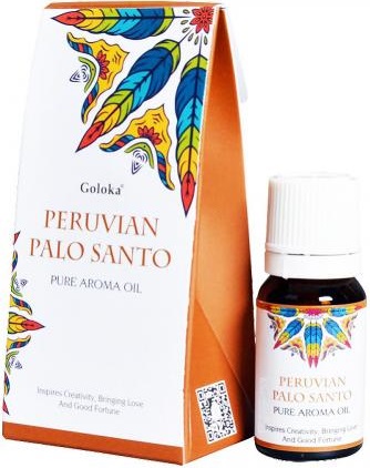 Goloka Peruvian Palo Santo Aroma Fragrance Oil - 10ml Bottle