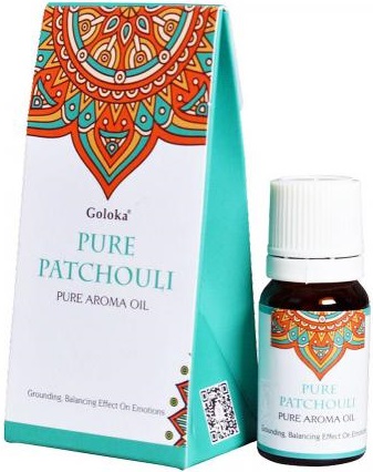 Goloka Pure Patchouli Aroma Fragrance Oil - 10ml Bottle