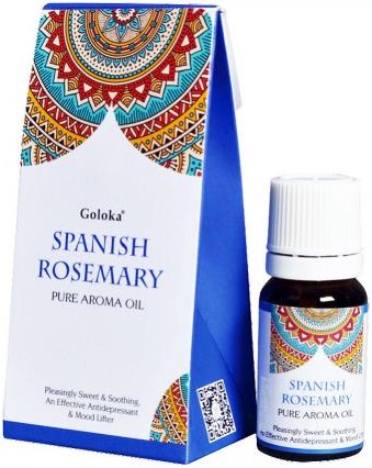 Goloka Spanish Rosemary Aroma Fragrance Oil - 10ml Bottle