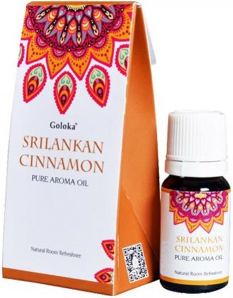 Goloka Sri Lanken Cinnamon Aroma Fragrance Oil - 10ml Bottle