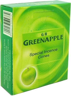 GR Green Apple Incense Cones