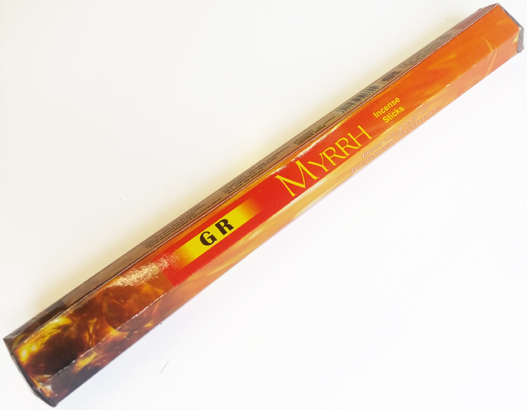 GR Myrrh Incense Sticks - 20g Pack