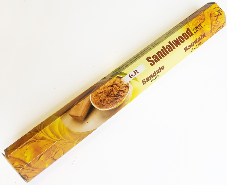 GR Sandalwood Incense Sticks - 20g Pack