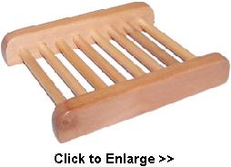 Hemu Wood Soap Dish - Ladder 