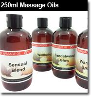 250ml Massage Oils (All Types)