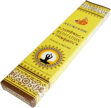 Meditation Ayurvedic Masala Incense Sticks - Pack of 15 Premium Sticks