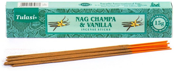 Tulasi Vanilla & Nag Champa Incense Sticks