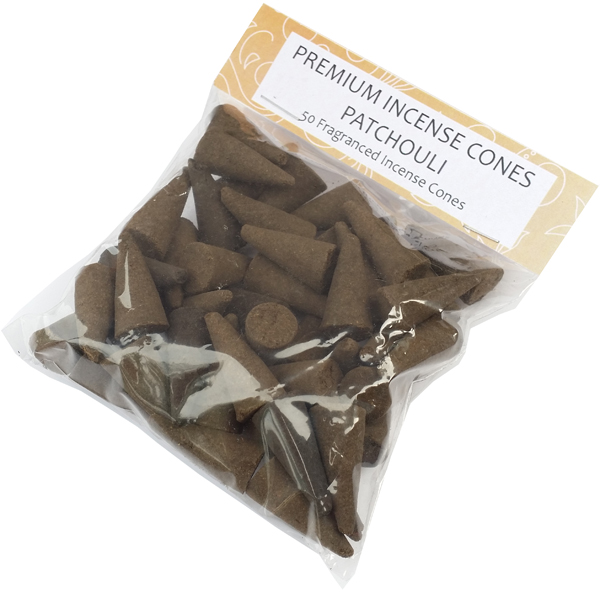 Patchouli Indian Incense Cones (Pack of 50)