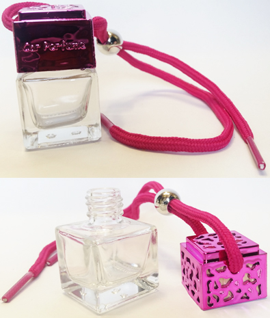 Pink Car Diffuser Perfume Bottle