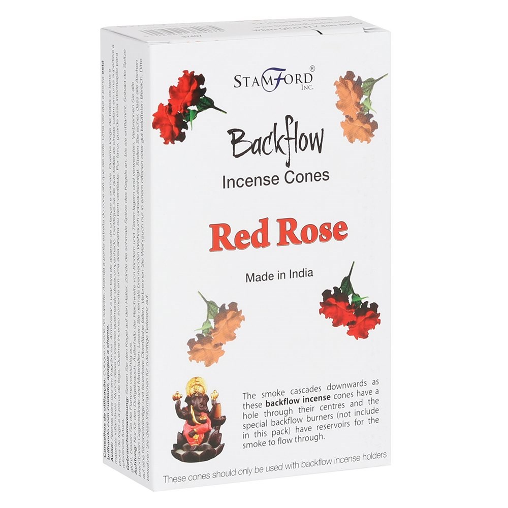Red Rose - Stamford Backflow Incense Cones