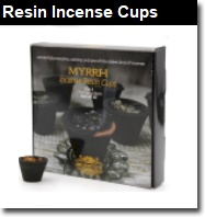 Box of 12 Incense Resin Cups