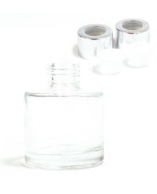 3 x 50 ml Round Reed Diffuser Bottlle - Clear