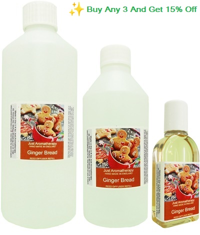 Ginger Bread Reed Diffuser Refill Oil - With free reeds