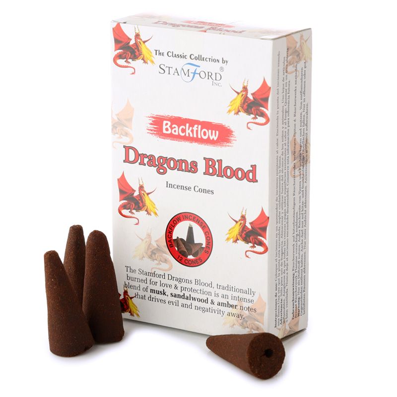 Dragon's Blood - Stamford Backflow Incense Cones