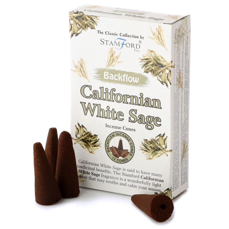 Californian White sage - Stamford Backflow Incense Cones