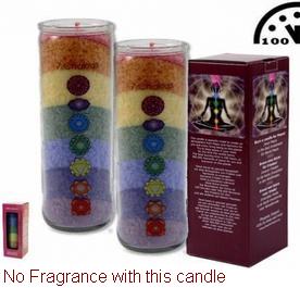 Chakra candle 7 Chakras - NO FRAGRANCE