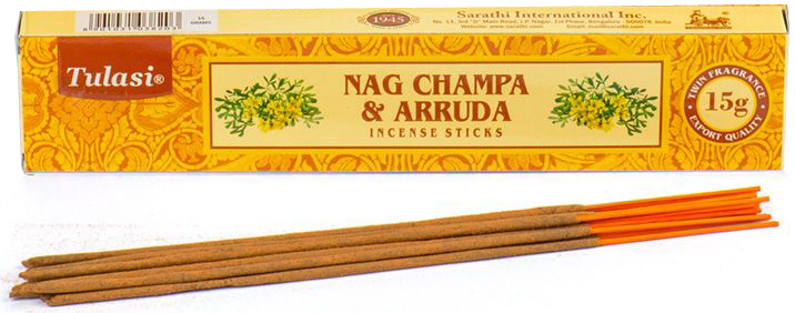 Tulasi Arruda & Nag Champa Incense Sticks