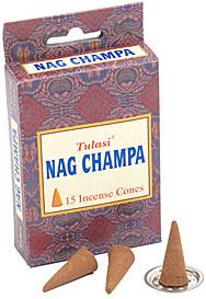 Tulasi Incense Cones (Nag Champa)