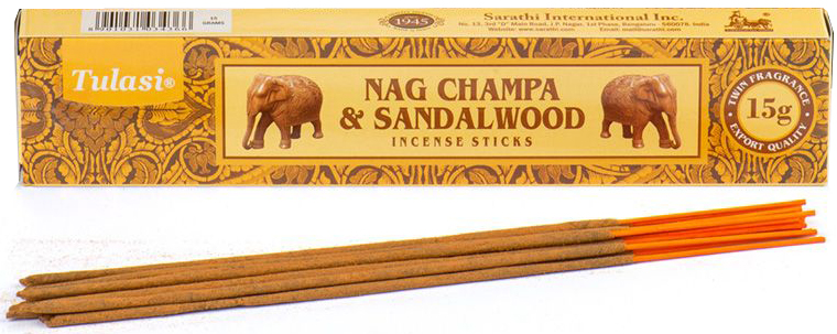 Tulasi Sandalwood & Nag Champa Incense Sticks