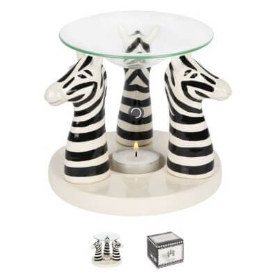 Zebra Design Fragrance Oil Burner Diffuser